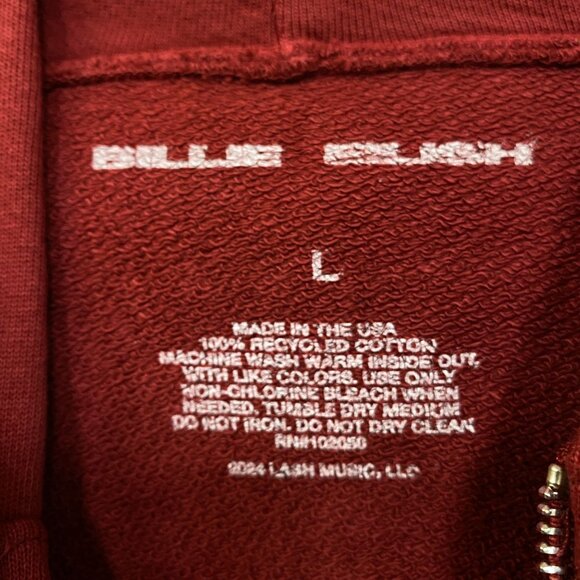 Billie Eilish Hit Me Hard and Soft The Tour Zip-Up Hoodie Large - Picture 4 of 4
